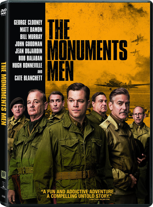 The Monuments Men DVD - movie cover art