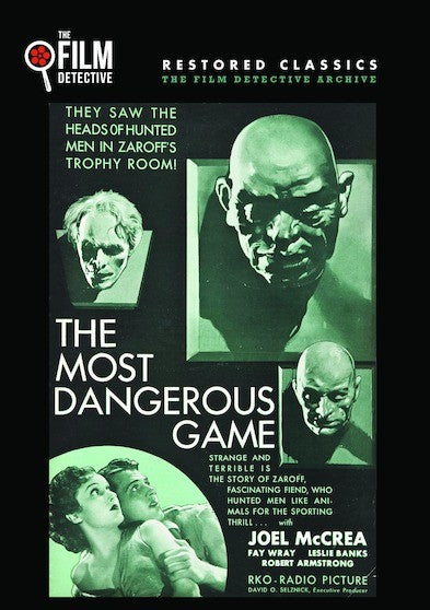 The Most Dangerous Game (The Film Detective Restored Version) (MOD) (DVD Movie) - movie cover art