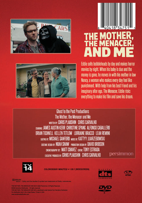 The Mother, The Menacer, and Me (MOD) (DVD Movie) - back cover art