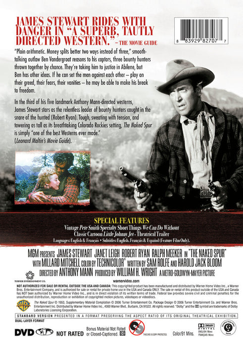 The Naked Spur (MOD) (DVD MOVIE) image 2