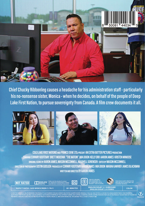 The Nation (MOD) (DVD Movie) - back cover art