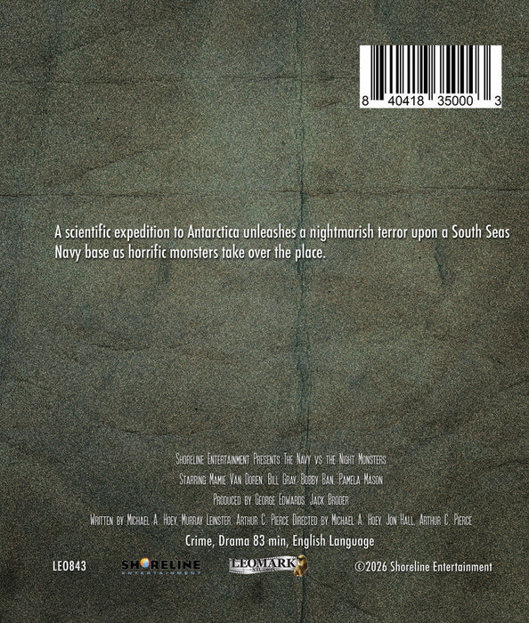 The Navy vs the Night Monsters (MOD) (BluRay Movie) - back cover art