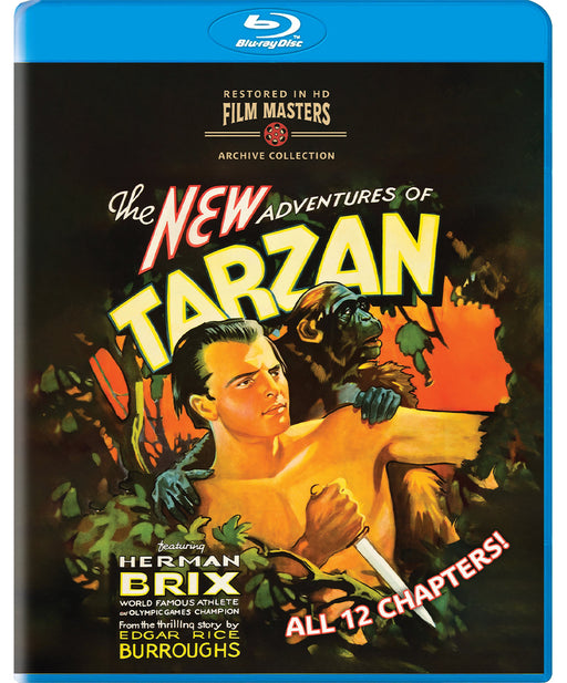 The New Adventures of Tarzan (1935) 12 Chapter Serial - Newly Restored Archive Collection (MOD) (BluRay Movie) - movie cover art