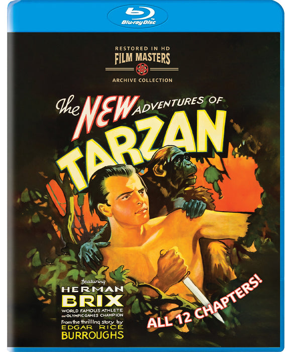 The New Adventures of Tarzan (1935) 12 Chapter Serial - Newly Restored Archive Collection (MOD) (BluRay Movie) - movie cover art