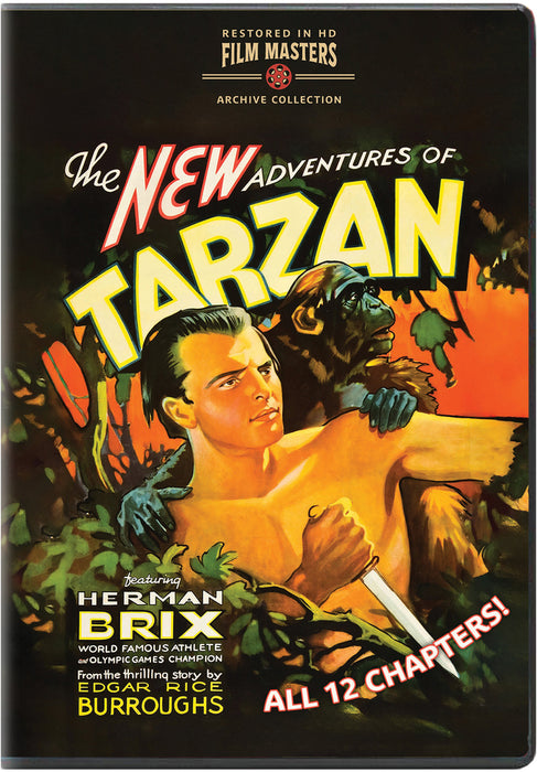 The New Adventures of Tarzan (1935) 12 Chapter Serial - Newly Restored Archive Collection (MOD) (DVD Movie) - movie cover art