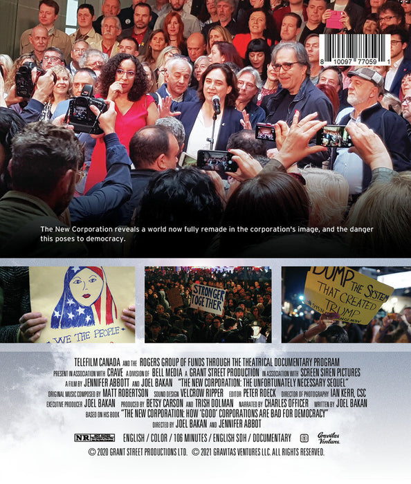 The New Corporation: The Unfortunately Necessary Sequel (MOD) (BluRay Movie) - back cover art