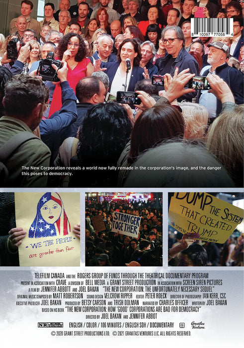 The New Corporation: The Unfortunately Necessary Sequel (MOD) (DVD Movie) - back cover art