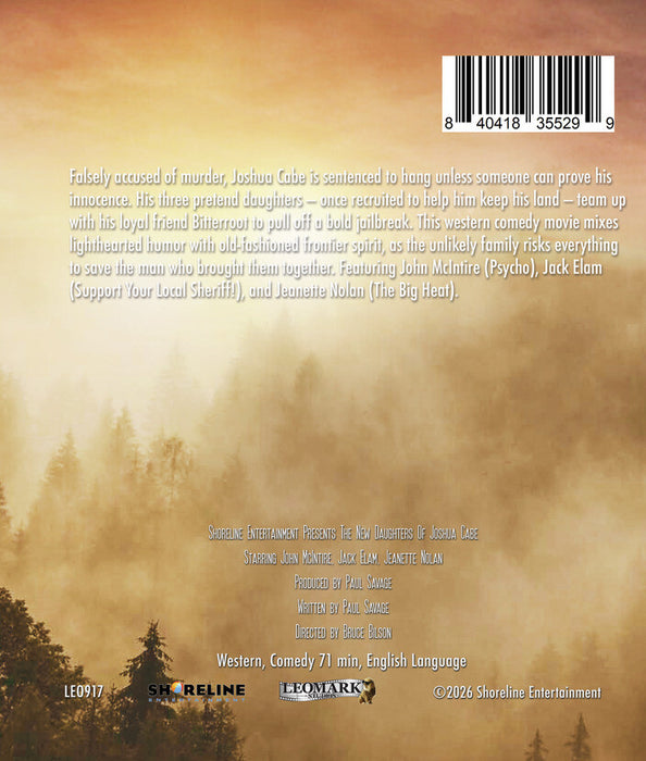 The New Daughters of Joshua Cabe (MOD) (BluRay Movie) - back cover art