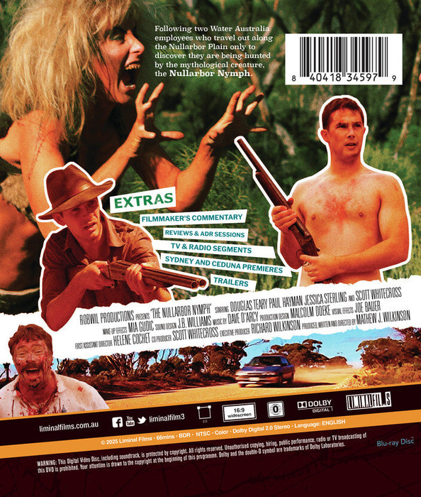 The Nullarbor Nymph (MOD) (BluRay Movie) - back cover art