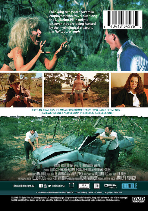 The Nullarbor Nymph (MOD) (DVD Movie) - back cover art