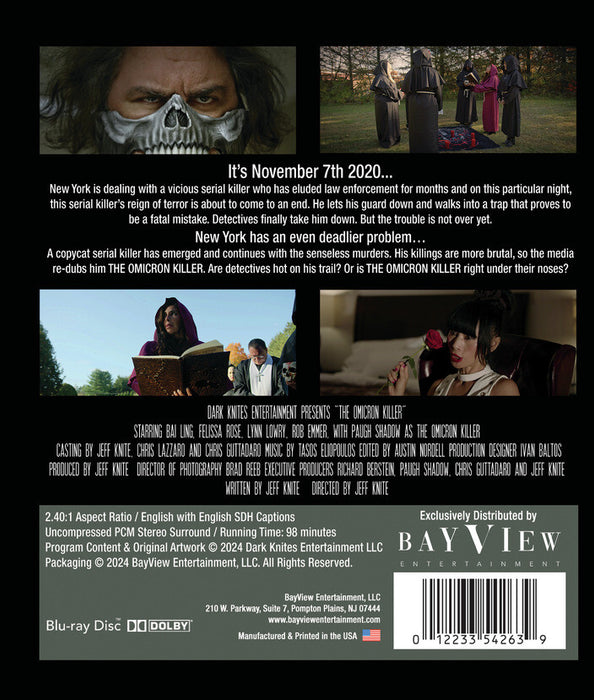 The Omicron Killer (MOD) (BluRay Movie) - back cover art