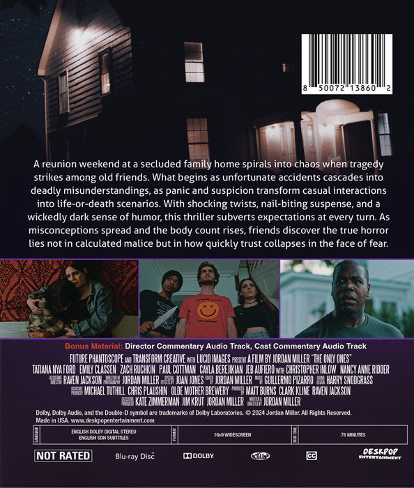 The Only Ones (MOD) (BluRay Movie) - back cover art