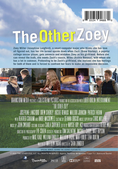 The Other Zoey (MOD) (DVD Movie) - back cover art