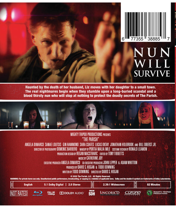 The Parish (MOD) (BluRay Movie) - back cover art