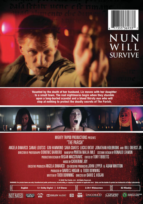 The Parish (MOD) (DVD Movie) - back cover art