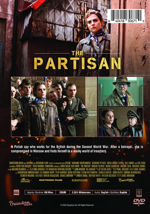 The Partisan (MOD) (DVD Movie) - back cover art