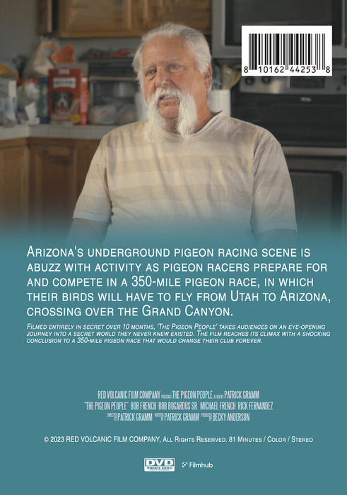 The Pigeon People (MOD) (DVD Movie) - back cover art