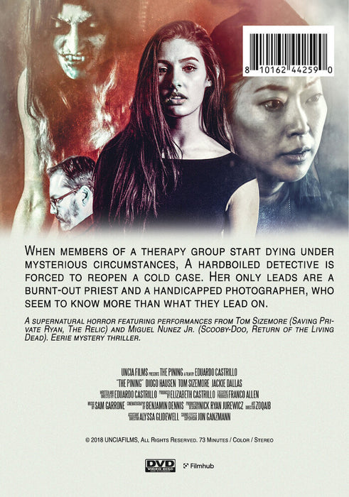 The Pining (MOD) (DVD Movie) - back cover art