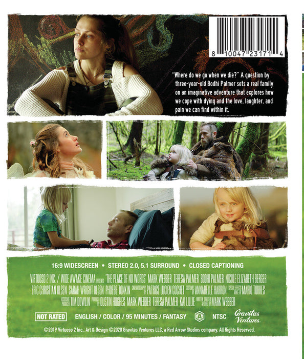 The Place of No Words (MOD) (BluRay Movie) - back cover art