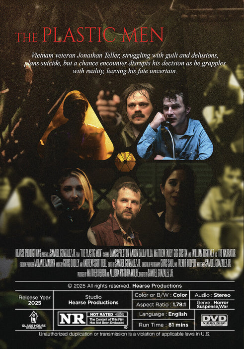 The Plastic Men (MOD) (DVD Movie) - back cover art