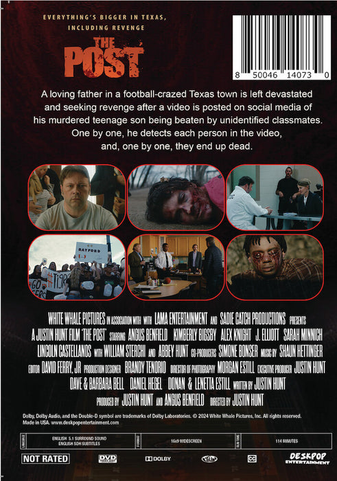 The Post (MOD) (DVD Movie) - back cover art