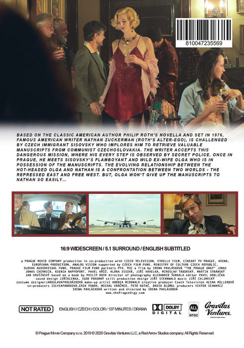 The Prague Orgy (MOD) (DVD Movie) - back cover art