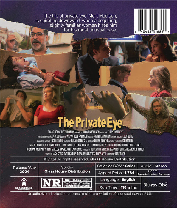 The Private Eye (MOD) (BluRay Movie) - back cover art