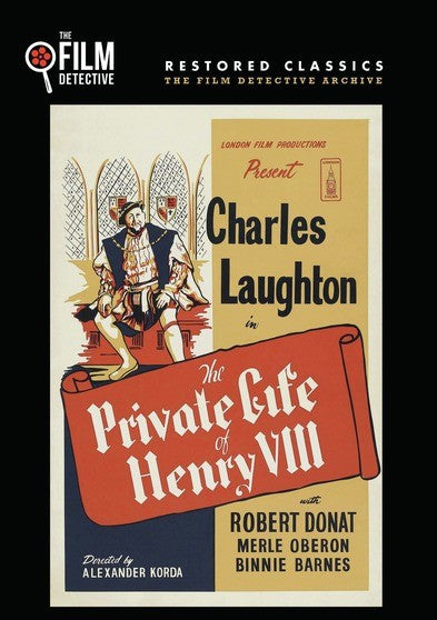 The Private Life of Henry VIII (The Film Detective Restored Version) (MOD) (DVD Movie) - movie cover art