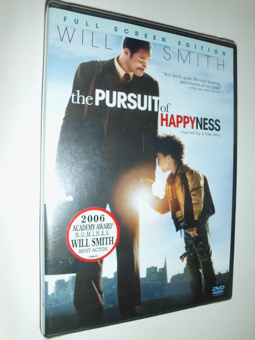The Pursuit of Happyness DVD - movie cover art