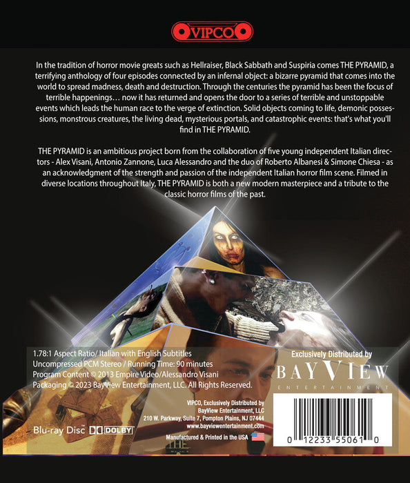 The Pyramid (MOD) (BluRay Movie) - back cover art