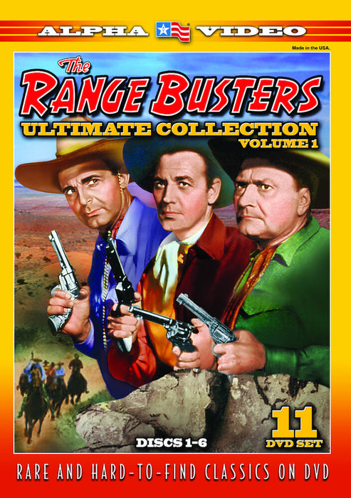 The Range Busters: Ultimate Collection, Volume 1 (11 (MOD) (DVD Movie) - movie cover art
