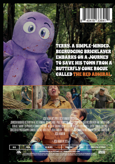 The Red Admiral (MOD) (DVD Movie) - back cover art