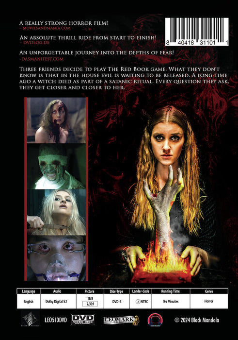 The Red Book Ritual (MOD) (DVD Movie) - back cover art