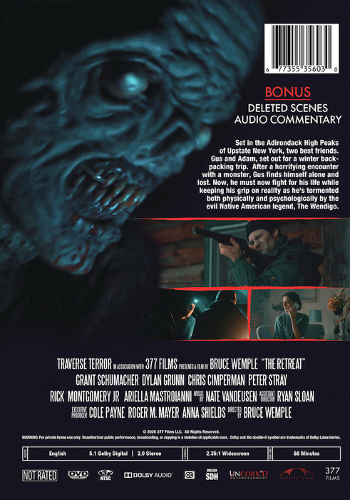 The Retreat (MOD) (DVD Movie) - back cover art
