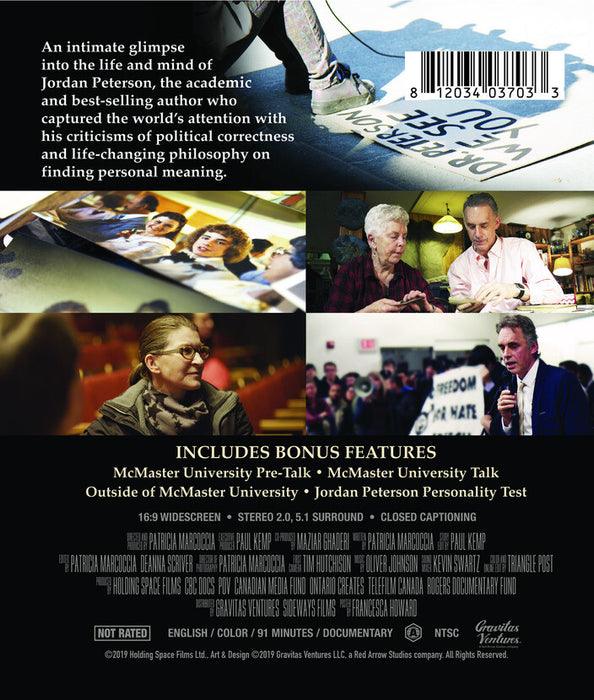 The Rise of Jordan Peterson (MOD) (BluRay Movie) - back cover art