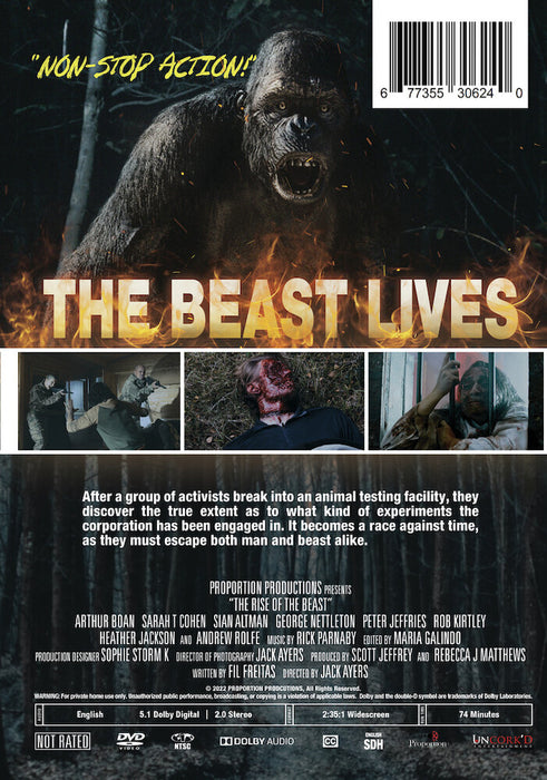 The Rise of the Beast (MOD) (DVD Movie) - back cover art