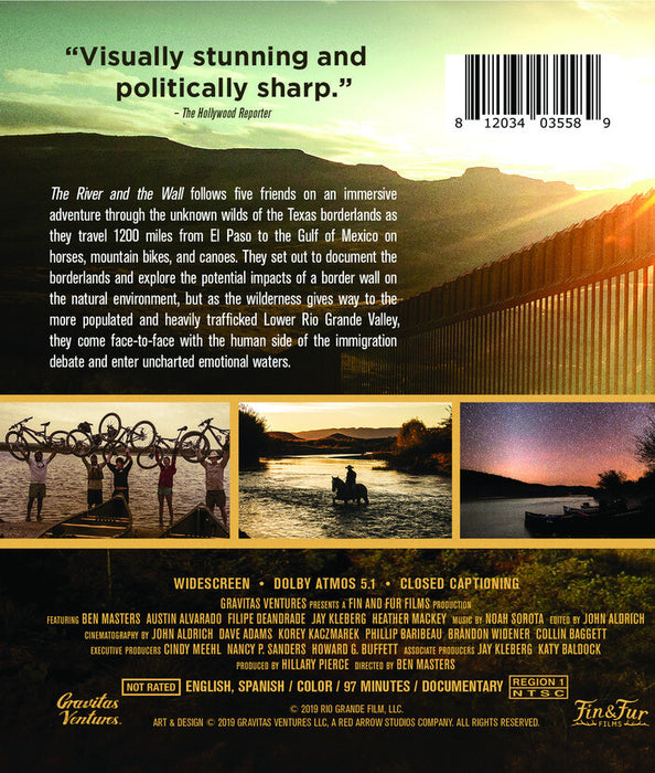 The River and the Wall (MOD) (BluRay Movie) - back cover art