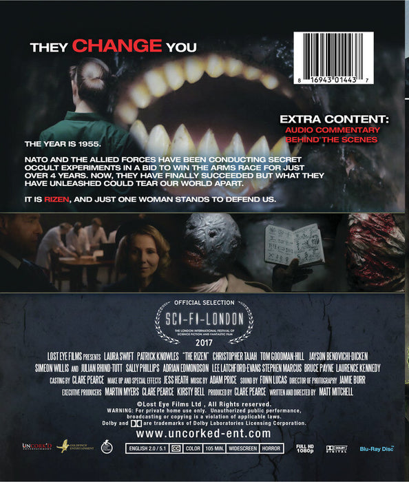 The Rizen (MOD) (BluRay Movie) - back cover art