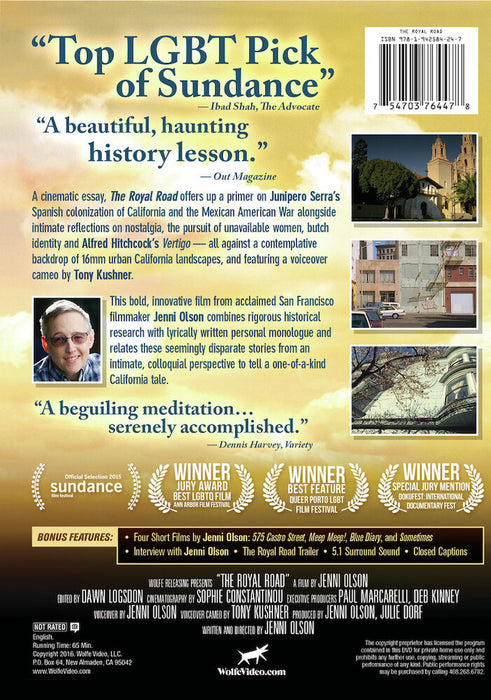 The Royal Road (MOD) (DVD Movie) - back cover art