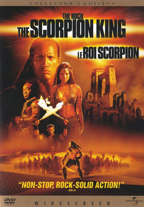 The Scorpion King DVD - movie cover art