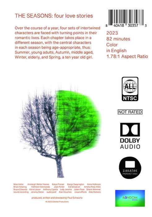 The Seasons: Four Love Stories (MOD) (DVD Movie) - back cover art
