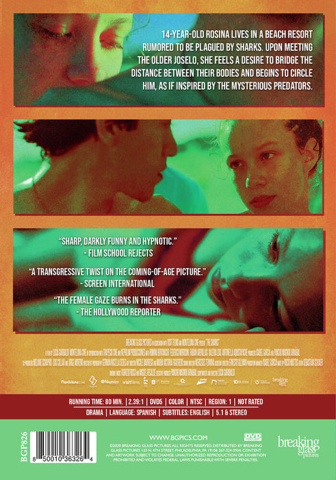 The Sharks (MOD) (DVD Movie) - back cover art