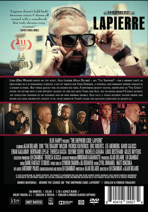 The Shepherd Code: Lapierre (MOD) (DVD Movie) - back cover art
