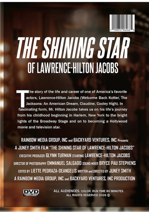The Shining Star of Lawrence-Hilton Jacobs (MOD) (DVD Movie) - back cover art