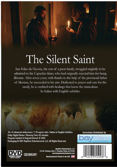The Silent Saint (Un Santo Senza Parole) (MOD) (DVD Movie) - back cover art