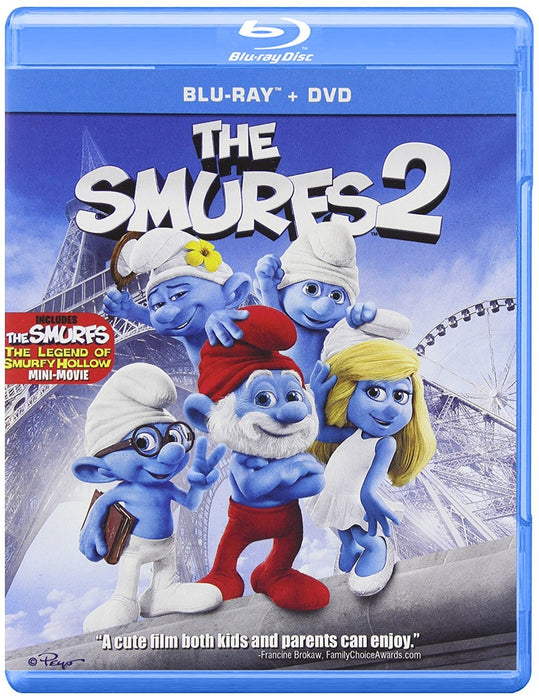 The Smurfs 2 Blu-ray movie front cover