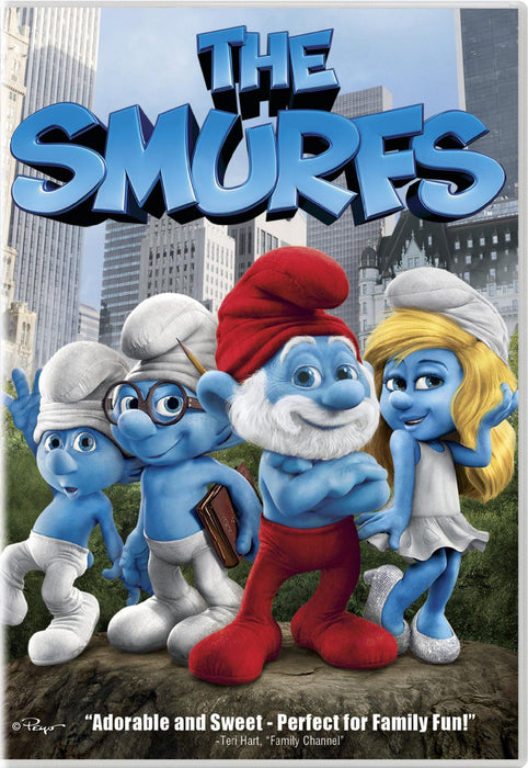 The Smurfs DVD - movie cover art