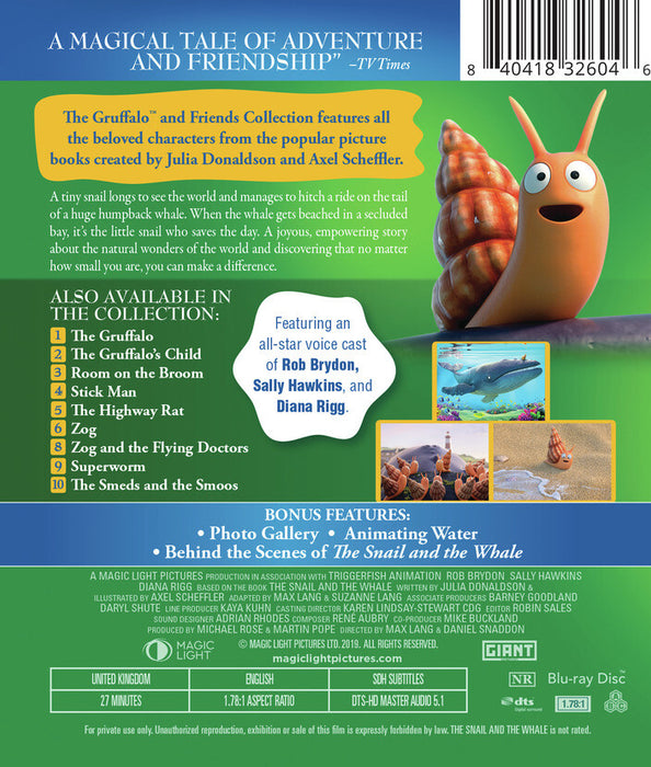 The Snail and the Whale (MOD) (BluRay Movie) - back cover art
