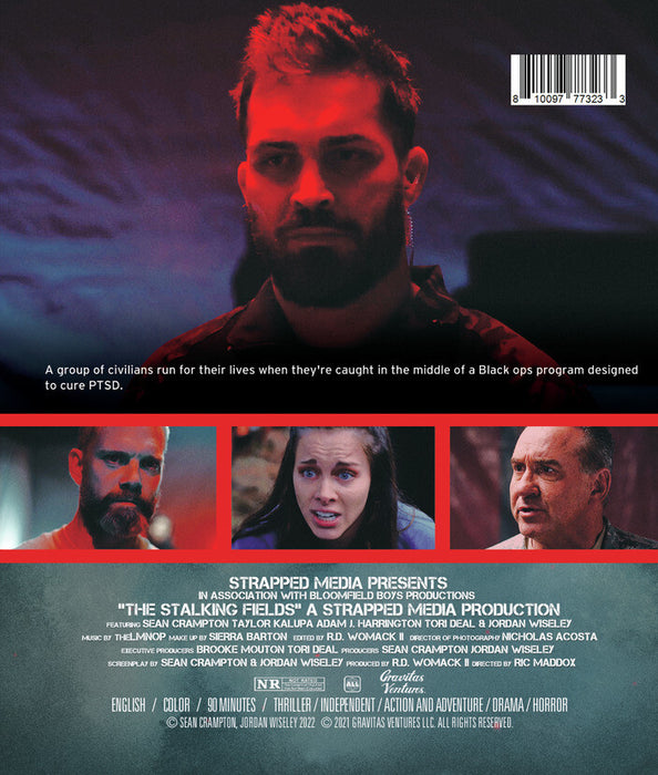 The Stalking Fields (MOD) (BluRay Movie) - back cover art