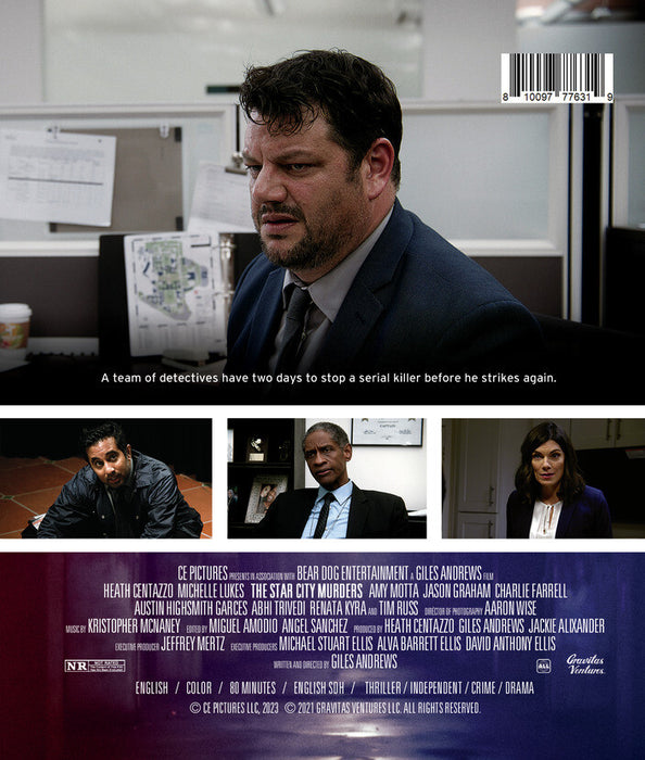 The Star City Murders (MOD) (BluRay Movie) - back cover art